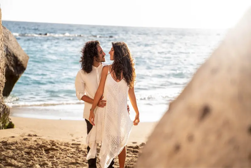 Couple On Holiday In Tenerife