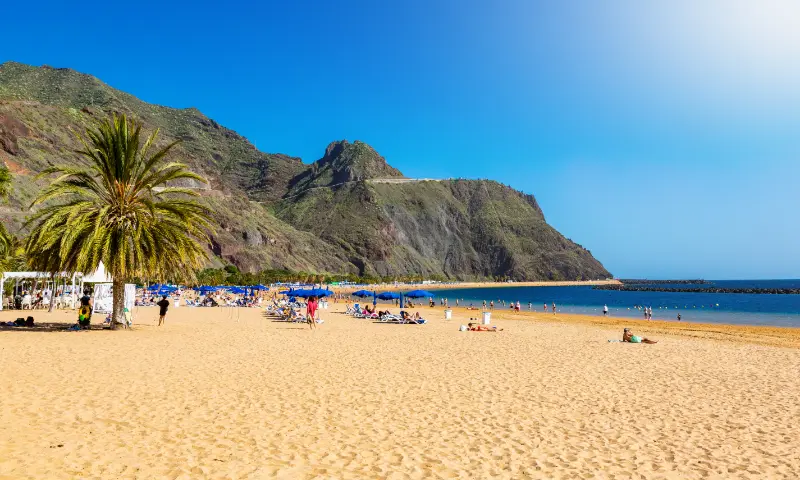 Playa De Las Teresitas Sandy Beach Tenerife