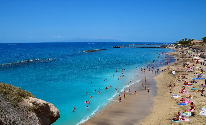 Playa Del Duque Coastline Costa Adeje Tenerife