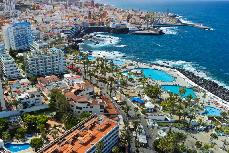 Puerto De La Cruz Atlantic Coast Tenerife