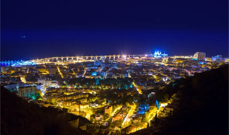 Santa Cruz De Tenerife At Night